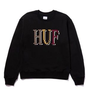 NWT 90s inspired HUF Embroidered Sweatshirt